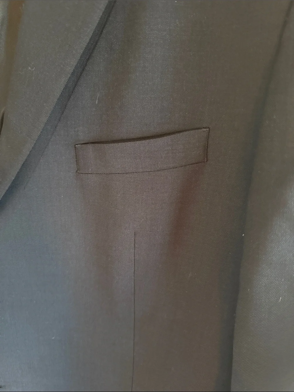 100% Wool Pronto Uomo Platinum Men's Navy Two-Button Blazer Size 50 Regular